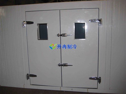 常規(guī)獸藥疫苗冷庫，冷庫門